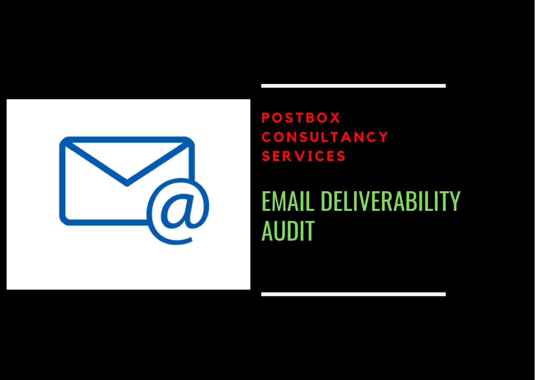 What is an email deliverability audit